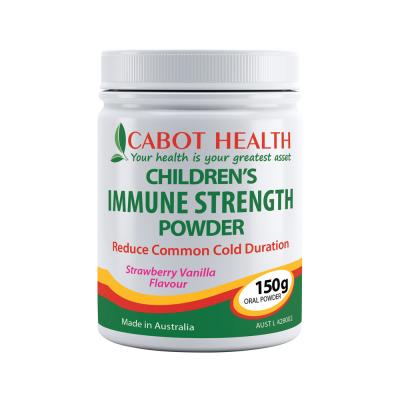 Cabot Health Children's Immune Strength Powder Strawberry Vanilla 150g